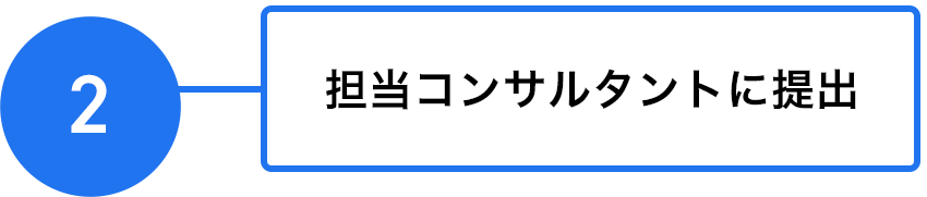 2 担当コンサルタントに提出